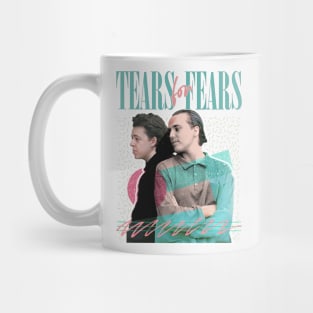 80s Retro Tears For Fears Design Mug